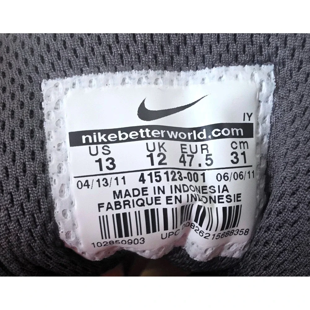 Nike Nike5 Gato Indoor Soccer Shoes Mens Black White Gum SZ 13